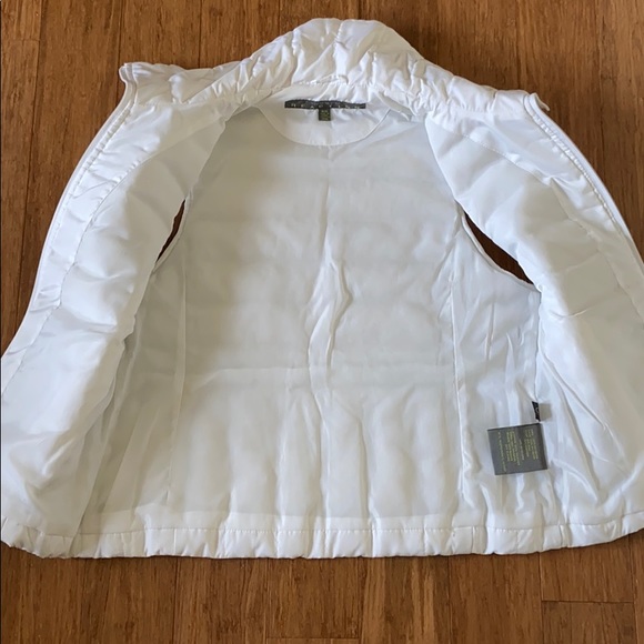 Kenneth Cole Reaction White Down Feather Vest - Picture 3 of 6